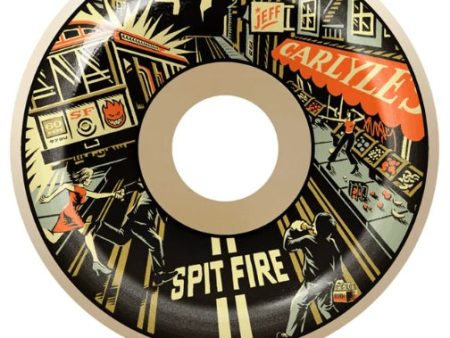 SPITFIRE FORMULA FOUR JEFF CARLYLE CONICAL FULL SKATEBOARD WHEEL For Discount