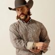 ARIAT CLASSIC WT GERARD BROWN LONG SLEEVE SHIRT-2376 Fashion