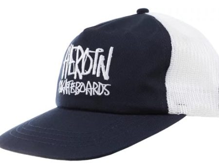 HEROIN SKATEBOARDS SCRIPT TRUCKER HAT Supply