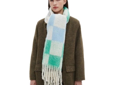 Checkered TASSEL PLAID SCARF *more colors* For Cheap