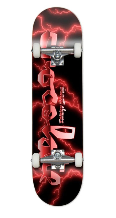 CHOCOLATE ALVAREZ LIGHTING 7.5  COMPLETE SKATEBOARD For Sale