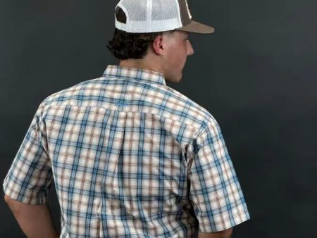 ARAIT PRO ROWDY BLUE PLAID SHORT SLEEVE SHIRT Online