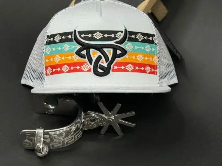 LOST CALF MULTI COLOR WHITE CAP Discount