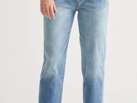 DUER MIDWEIGHT PERFORMANCE HIGH RISE ARC DENIM WOMENS PANT Online now