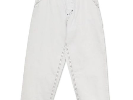 POLAR BIG BOY WORK PANTS WASHED WHITE on Sale