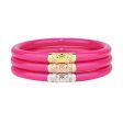 BuDha Girl Epic Pink Three Kings All Weather Bangles (AWB) For Discount