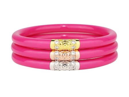 BuDha Girl Epic Pink Three Kings All Weather Bangles (AWB) For Discount