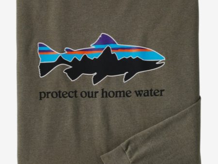 PATAGONIA HOME WATER TROUT RESPONSIBILI-TEE MENS LONG SLEEVE T-SHIRT Online now