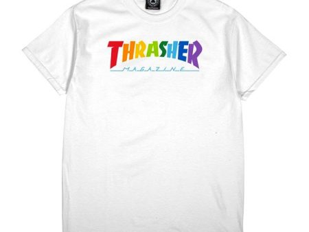 THRASHER RAINBOW MAG MENS T-SHIRT Sale