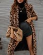 Faux Fur Chetah Coat For Cheap