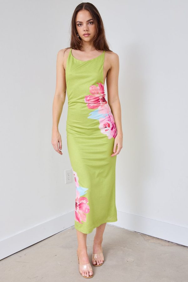 SALE - Mora Floral Print Midi Dress Online