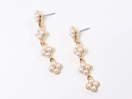 Sparks Clovers Drop Earrings Discount