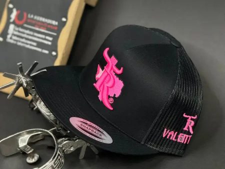 TEXAS RANCH VALENTINES HOT PINK BLACK CAP Online