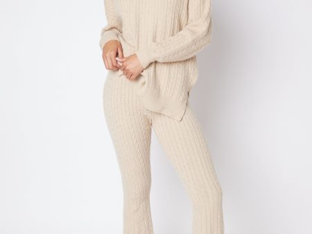 SALE - Belle Cable Knit Pants Online Sale