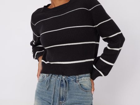 SALE - Chaney Striped Boatneck Sweater Cheap