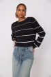 SALE - Chaney Striped Boatneck Sweater Cheap