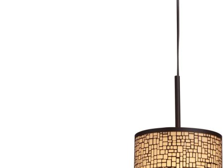 Medina 1 Light Led Pendant In Aged Bronze Supply