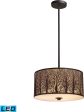 Woodland Sunrise 3 Light Led Pendant In Aged Bronze Online Hot Sale