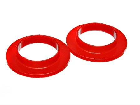 Energy Suspension Universal 2 3 16in ID 3 1 2in OD 11 16in H Red Coil Spring Isolators (2 per set) on Sale