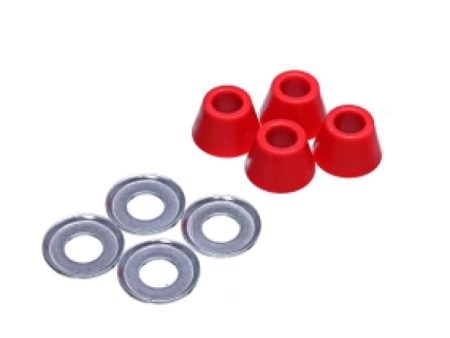 Energy Suspension 04-13 Kawasaki KX250 450 Handlebar Bushing Set - Red Online Hot Sale