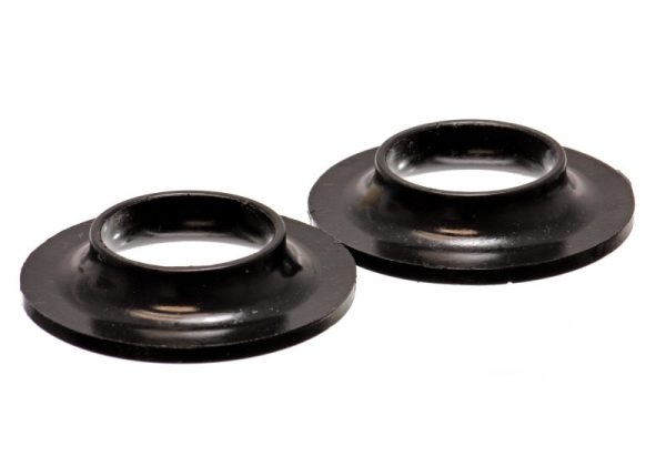 Energy Suspension Universal 2 1 8in ID 4 1 8in OD 13 16in H Black Coil Spring Isolators (2 per set) For Discount